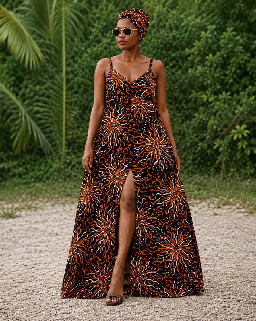The Aziza High-Slit Maxi
