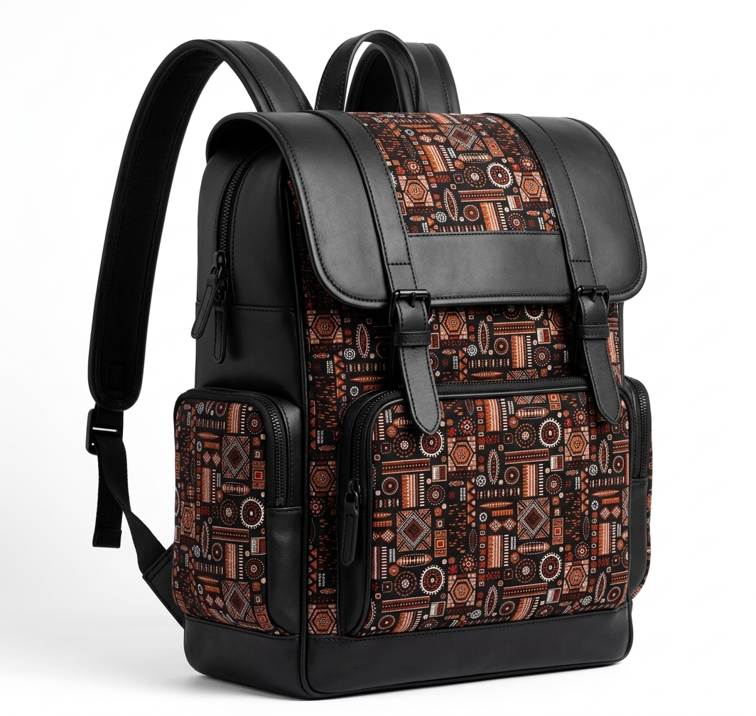 The DeranaVitenge Obsidian Earth Backpack